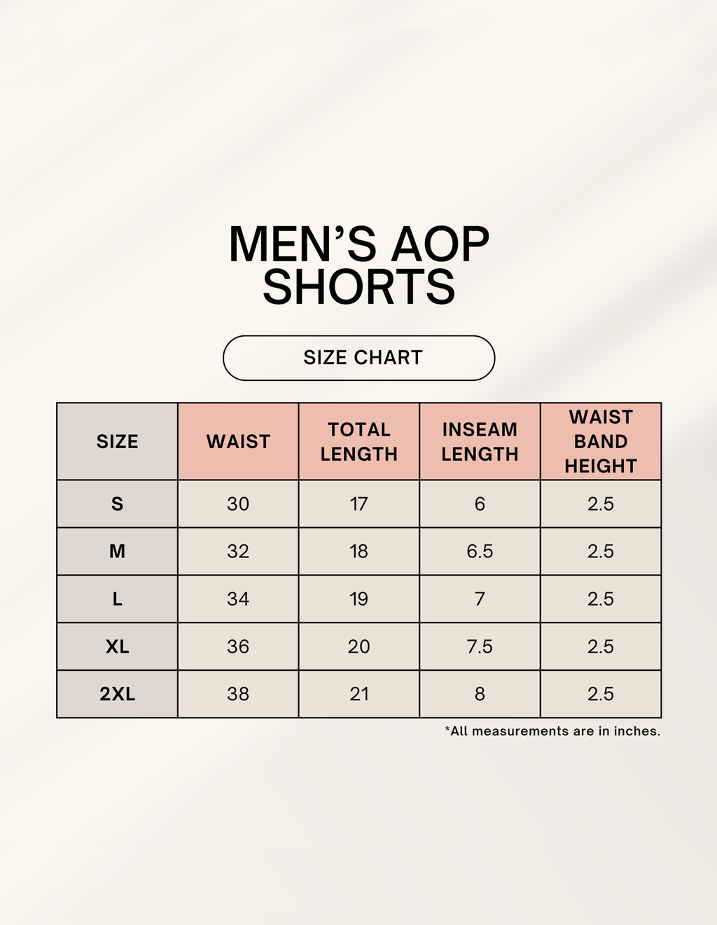 ONE8 Men's AOP Shorts