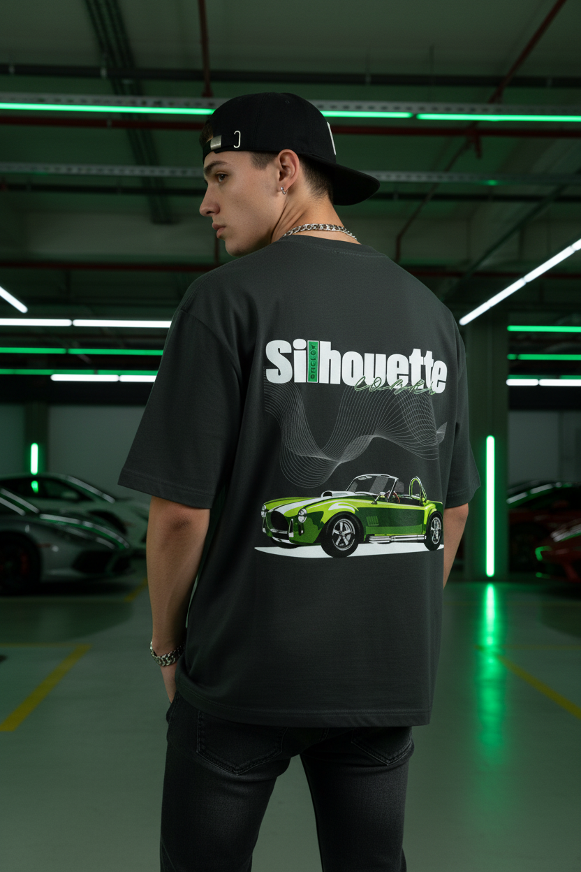 BLACK SHELBY Unisex Oversized Classic T-Shirt