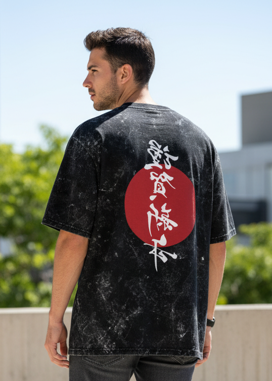 Acid Washed Oversized T shirt
