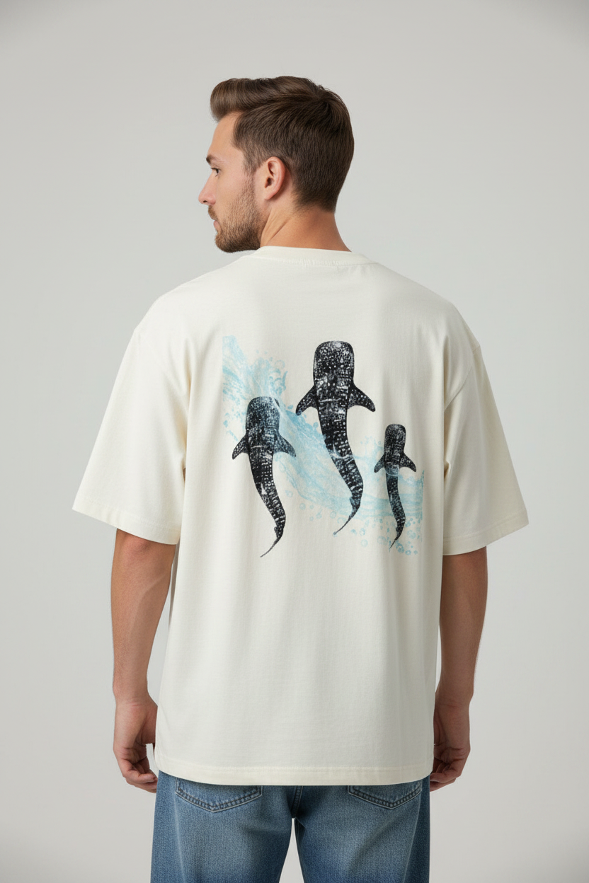 WHALE Unisex Oversized Classic T-Shirt