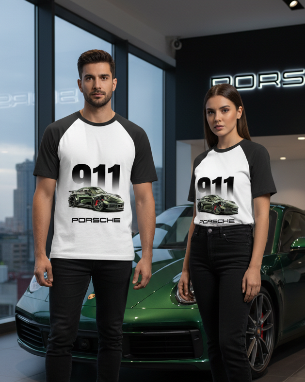 Z PORSCHE 911 Unisex Oversized Raglan