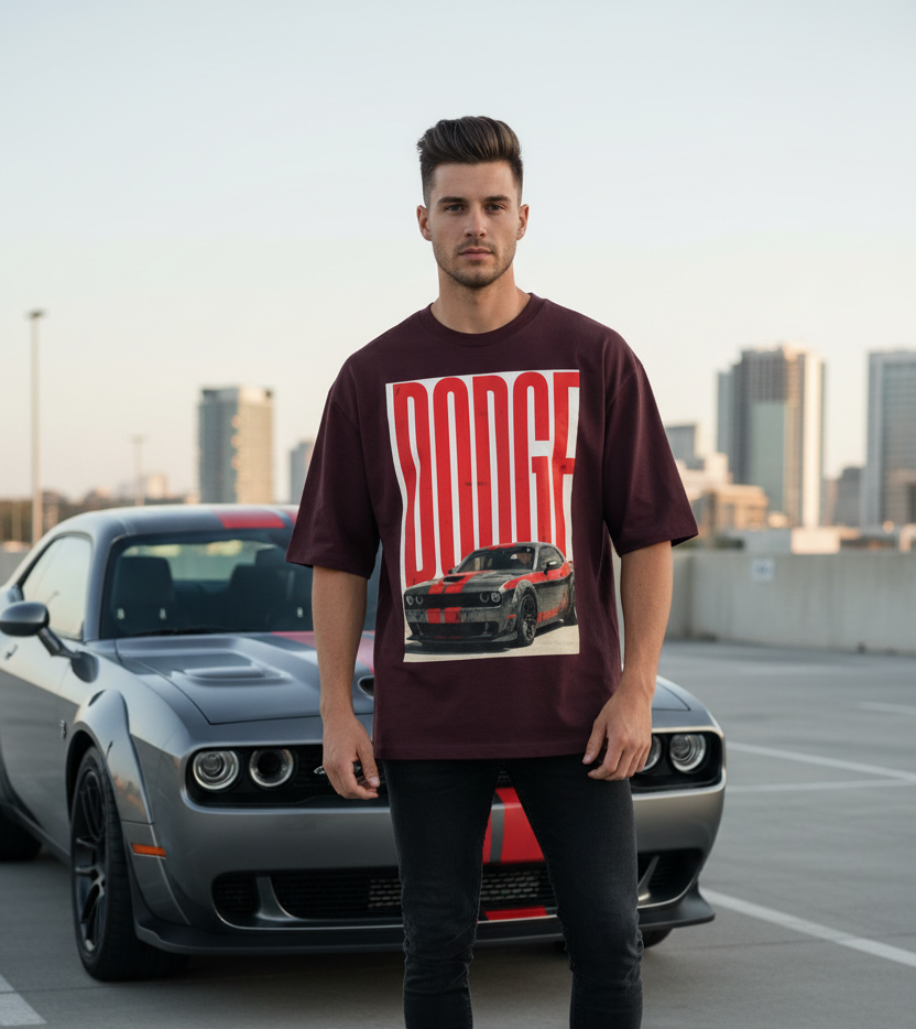 DODGE Unisex Oversized Classic T-Shirt