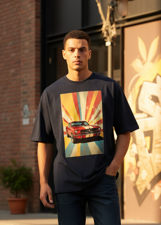 90's car Unisex Oversized Classic T-Shirt