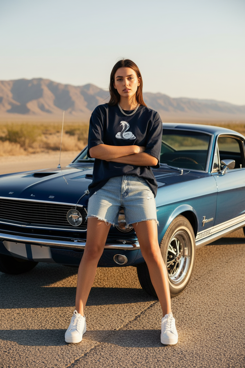 NAVY BLUE SHELBY Classic T-Shirt