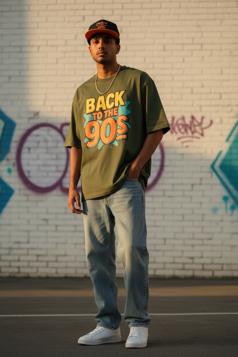 90's Unisex Oversized Classic T-Shirt