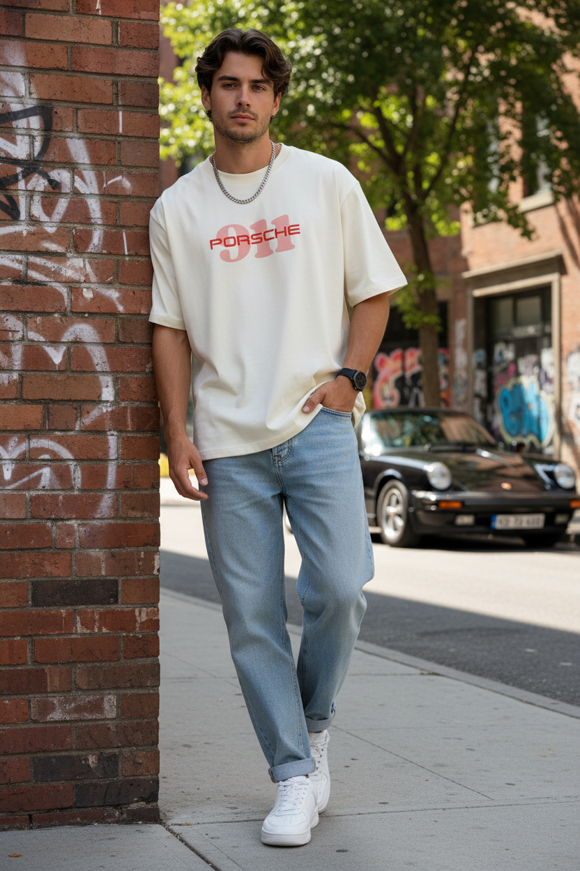 porsche 911 Unisex Oversized T-Shirt