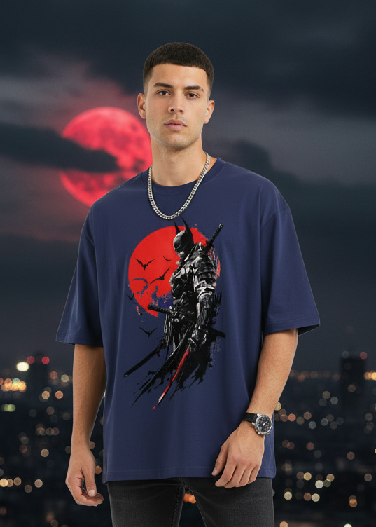 Batman Samurai Unisex Oversized Graphic T-Shirt