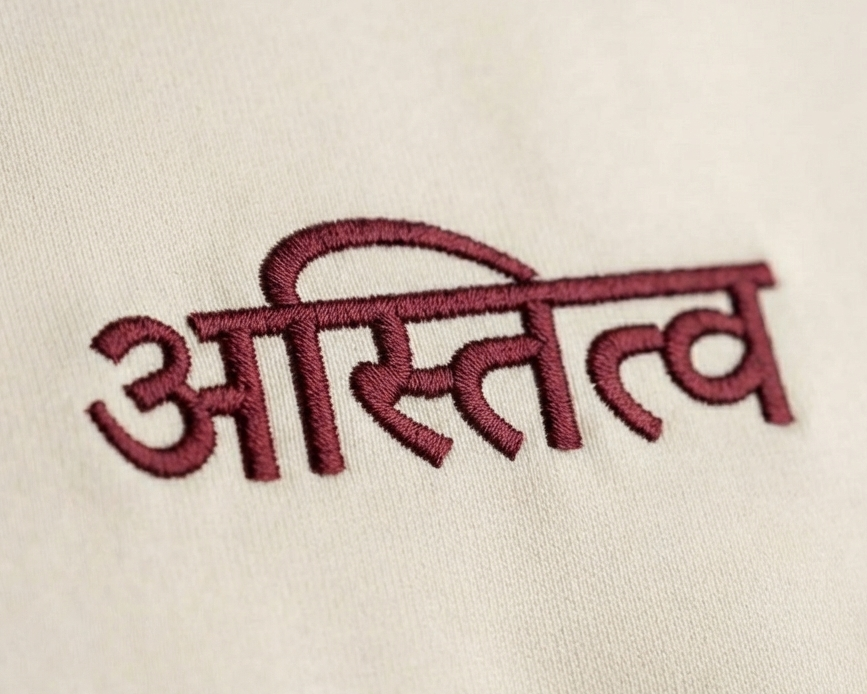 'अस्तित्व' Unisex Oversized Classic T-Shirt